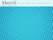 Tablet Screenshot of akerink.com